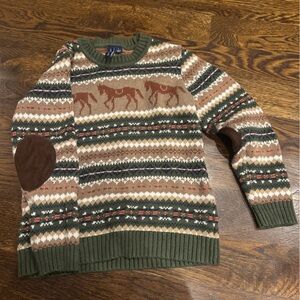 Janie and Jack Multicolor Crewneck Sweater